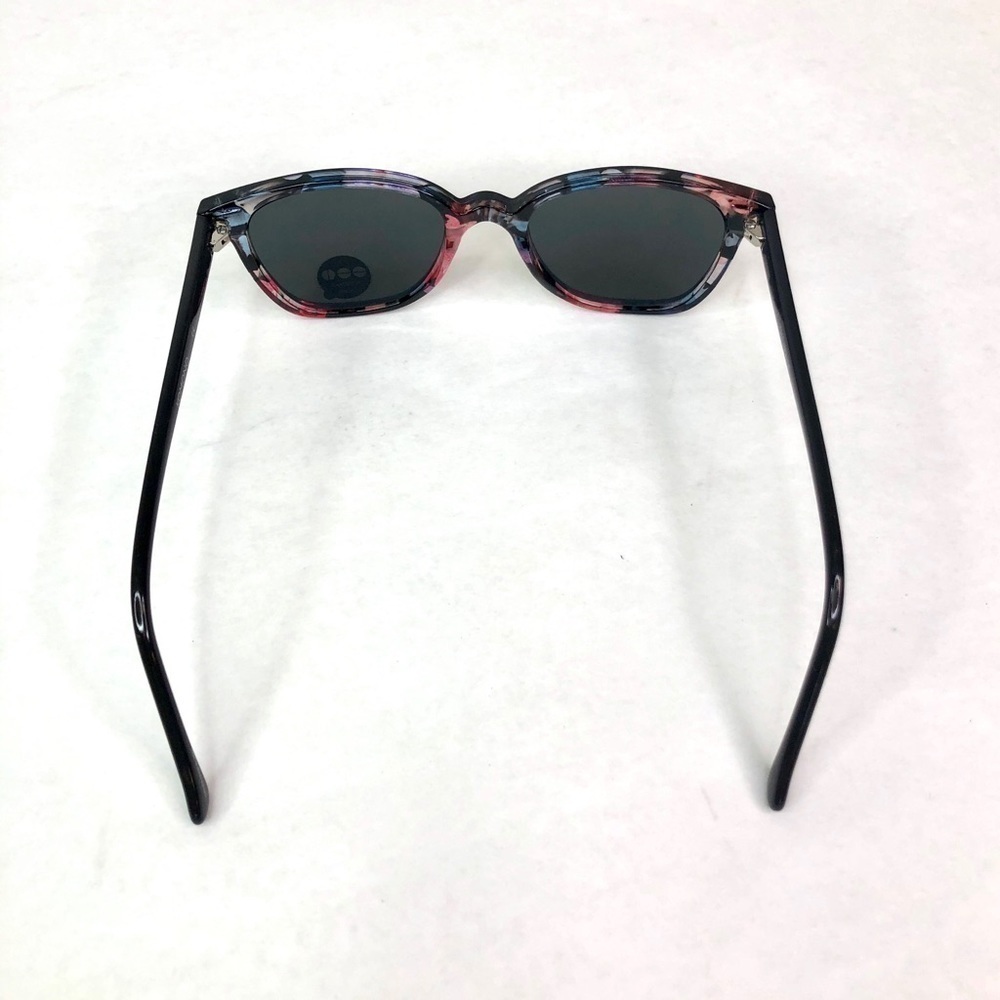 KOMONO Renee Floral Sunglasses Black Pink NEW - Picture 10 of 13